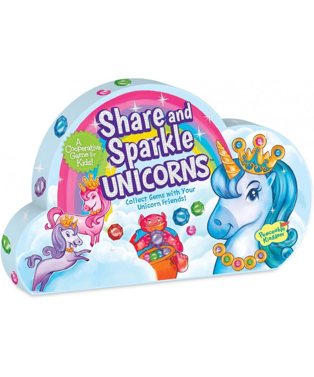 Peaceable Kingdom Share and Sparkle Unicorns Cooperative Strategy Game for Families and Kids Ages 4 & Up $41.84 Board Games