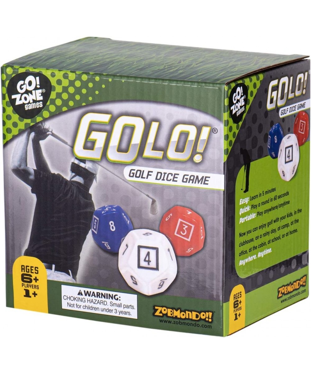 GoLo! Golf Dice Game for Families and Kids Award-Winning Fun Game for Home or Travel Quick to Learn For 1+ Players Ages 6 and...