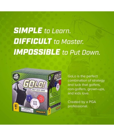 GoLo! Golf Dice Game for Families and Kids Award-Winning Fun Game for Home or Travel Quick to Learn For 1+ Players Ages 6 and...