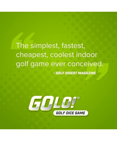 GoLo! Golf Dice Game for Families and Kids Award-Winning Fun Game for Home or Travel Quick to Learn For 1+ Players Ages 6 and...