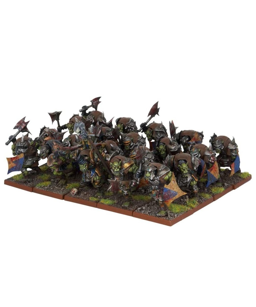 Kings of WAR - ORC AX Regiment $55.25 Miniature Novelty Toys