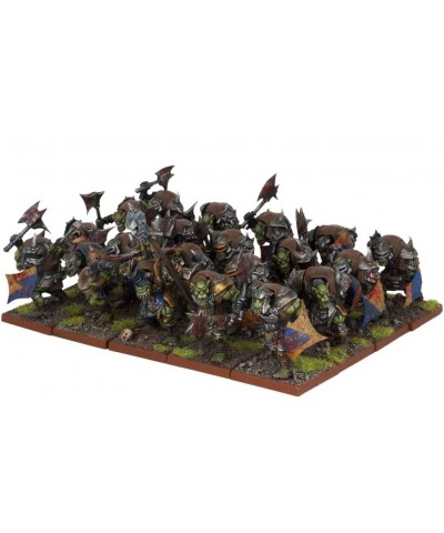 Kings of WAR - ORC AX Regiment $55.25 Miniature Novelty Toys