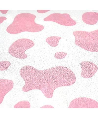 3 Pack Pink Cow Print Party Tablecloth Plastic Pink Cow Birthday Table Cover for Cow Themed Kids Birthday Party Decorations S...