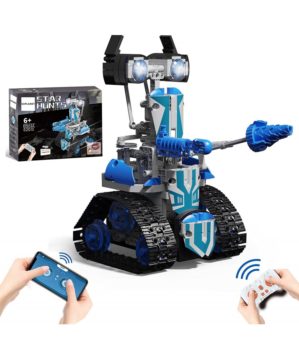 STEM Projects for Kids Ages 8-12 Remote Control and APP Programmable Robot Toys - 520 Pcs Building Science Educational Kit Bu...