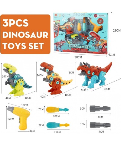 Take Apart Dinosaur Toys for Kids - Building Dino Play Kit with Screwdrivers DIY Construction Engineering Set STEM Learning G...