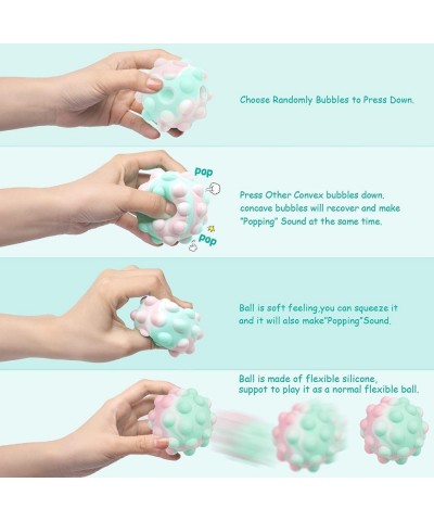 Pop Fidget Ball Popper Its Toys 3D Squeeze Balls Portable Anti Stress Sensory Game Gifts Suitable for Children and Adults 2.7...