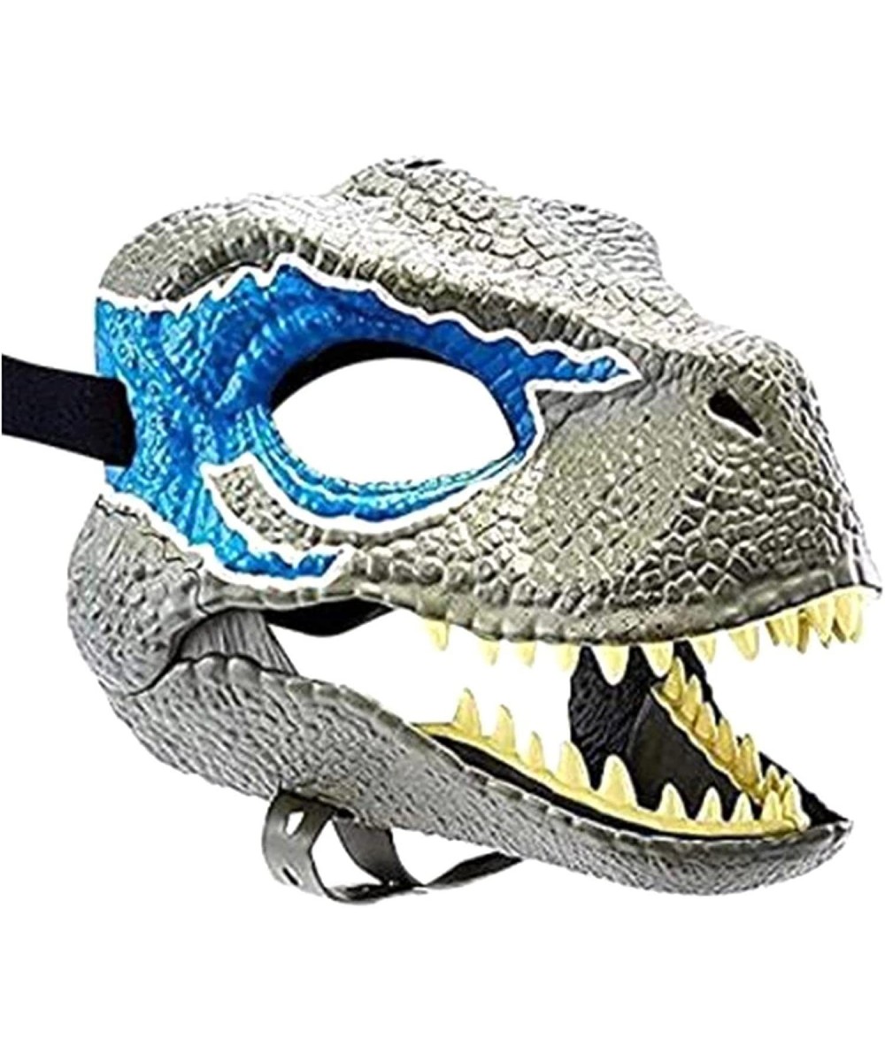 Dinosaur Mask Moving Jaw Raptor Dinosaur Moving Jaw Latex Horror Dinosaur Headgear Halloween Dinosaur Role Play Props $33.49 ...