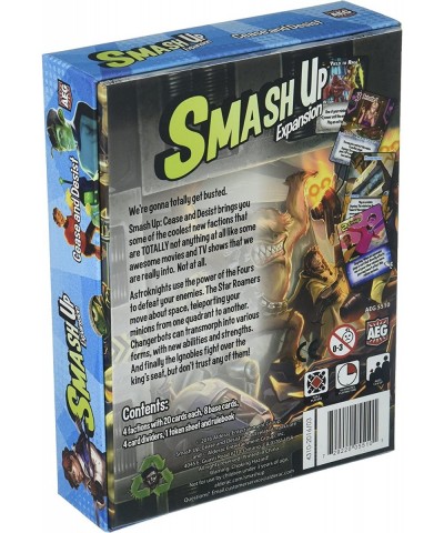 Smash Up Cease & Desist Expansion - Board Game Card Game Cartoon and Movie Parody 2 to 4 Players 30 to 45 Minute Play Time fo...