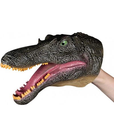 PVC Dinosaur Puppet Storytelling Toy Kids Gift Green Spinosaurus $21.90 Hand Puppets