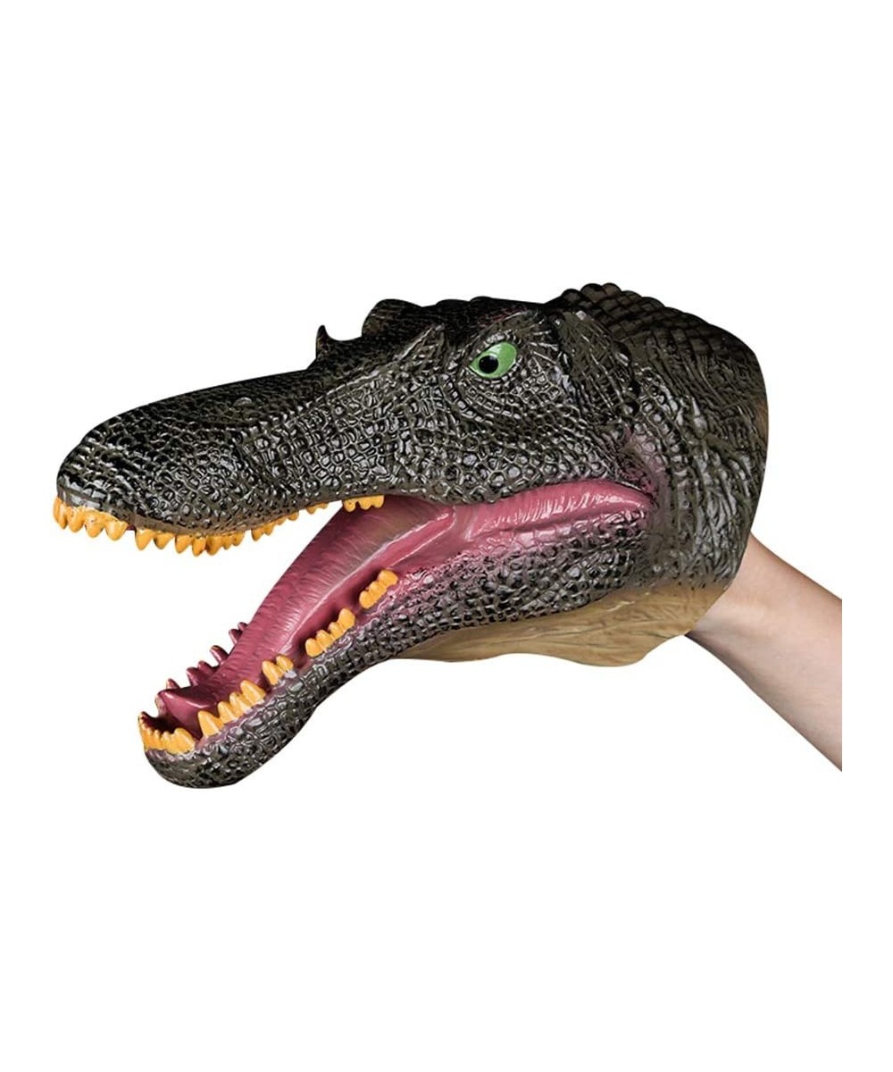 PVC Dinosaur Puppet Storytelling Toy Kids Gift Green Spinosaurus $21.90 Hand Puppets