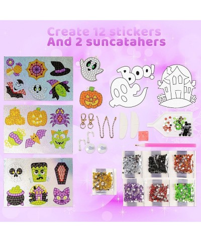 Halloween Big Gem Diamond Painting Kit Create Your Own Magical Stickers and Suncatchers Diamond Art for Kids DIY Paint Arts S...