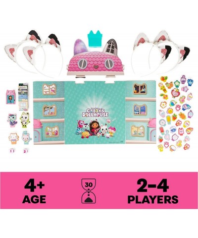 Gabby’s Dollhouse Meow-Mazing Board Game Based on The DreamWorks Netflix Show with 4 Kitty Headbands for Families & Kids Ages...