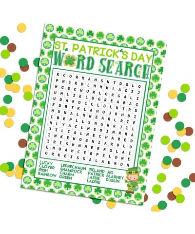 St. Patrick's Day Word Search Leprechaun Name Holiday Fill in Game Cards Ten 5" x 7" Fill in The Blank Cards by AmandaCreatio...