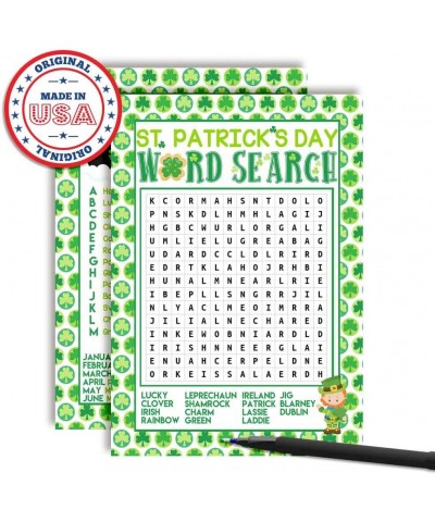 St. Patrick's Day Word Search Leprechaun Name Holiday Fill in Game Cards Ten 5" x 7" Fill in The Blank Cards by AmandaCreatio...