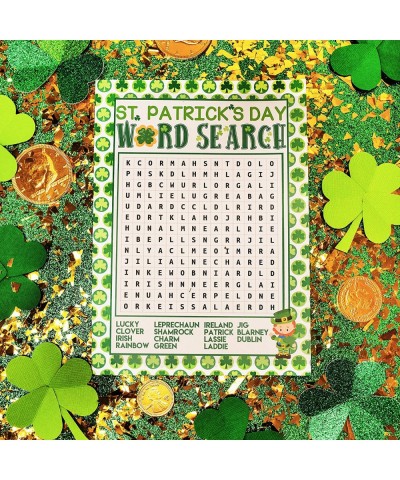 St. Patrick's Day Word Search Leprechaun Name Holiday Fill in Game Cards Ten 5" x 7" Fill in The Blank Cards by AmandaCreatio...