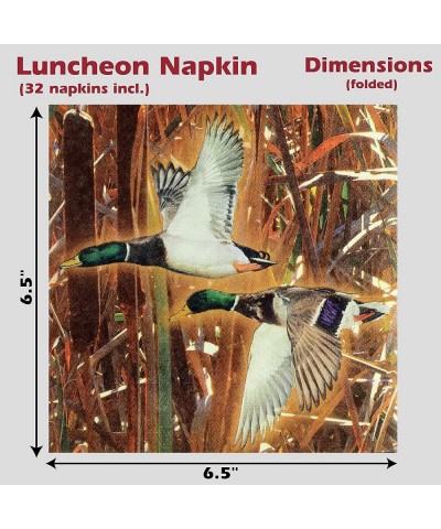 Duck Luncheon Napkins (32 pack)! 32 Mallard Duck Hunting Paper Napkins in authentic high resolution Mallard Duck and camoufla...