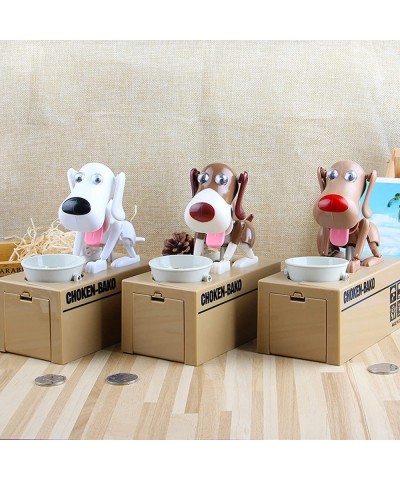 New 2021 Piggy Bank My Dog Kids Steal Coins Bank Money Box Shaking his Head and Tail Ears Spin Birthday Gift for ((Brown)-3) ...