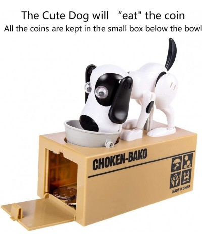 New 2021 Piggy Bank My Dog Kids Steal Coins Bank Money Box Shaking his Head and Tail Ears Spin Birthday Gift for ((Brown)-3) ...