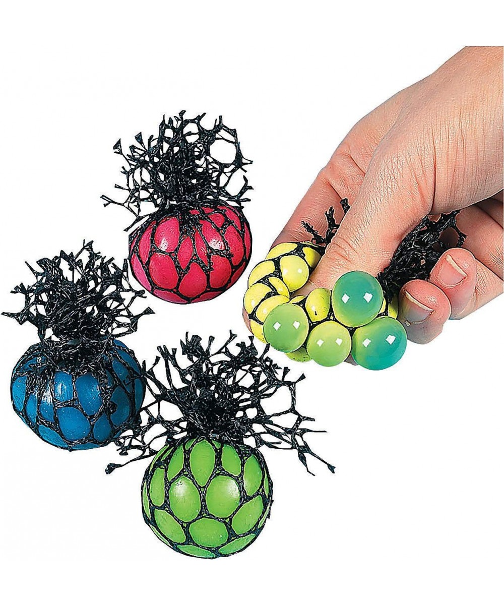 Mesh Color-Changing Mini Squeeze Balls | 24 Pieces | Favors Giveaways Rewards Gifts Takeaways Kid's Birthday Vacation Bible S...