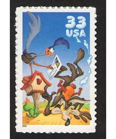 Wile E. Coyote & Road Runner Looney Tunes Sheet of 10 33-Cent Stamps US Scott 3391 $15.20 Collectibles Display & Storage