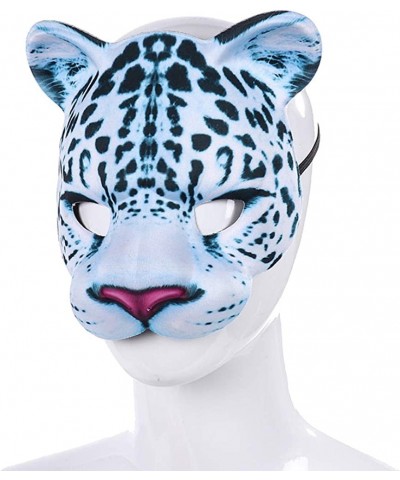 Leopard Party Supplies Mask Halloween Costume Zoo Animal Masks- Halloween Eva Mask Snow Leopard Animal Mask Easter Carnival P...