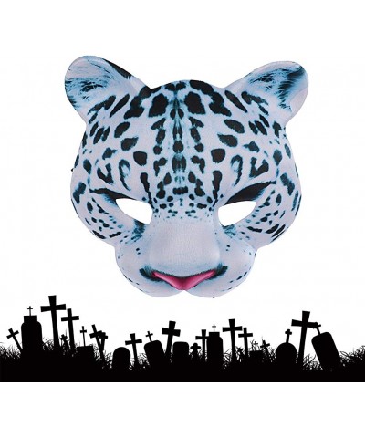 Leopard Party Supplies Mask Halloween Costume Zoo Animal Masks- Halloween Eva Mask Snow Leopard Animal Mask Easter Carnival P...