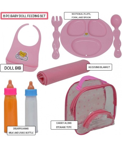 Baby Doll Accessories Doll Magic Bottles & Doll Feeding Set in A Bag Multicolor $24.19 Dolls