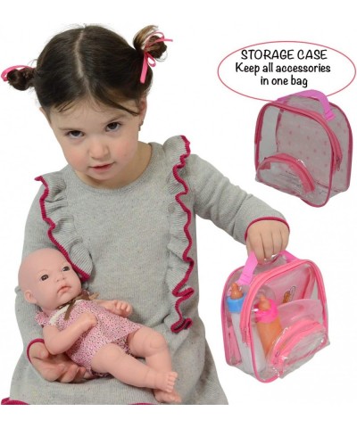 Baby Doll Accessories Doll Magic Bottles & Doll Feeding Set in A Bag Multicolor $24.19 Dolls