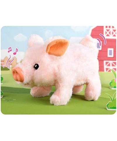 Plush Pigy Pet Piggy Electronic Toy Piglet - Walking Wag Tail Wiggle Nose Oink Sounds for Kids $44.50 Plush Interactive Toy F...