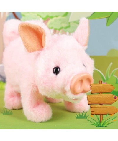 Plush Pigy Pet Piggy Electronic Toy Piglet - Walking Wag Tail Wiggle Nose Oink Sounds for Kids $44.50 Plush Interactive Toy F...