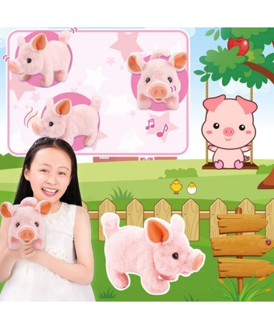 Plush Pigy Pet Piggy Electronic Toy Piglet - Walking Wag Tail Wiggle Nose Oink Sounds for Kids $44.50 Plush Interactive Toy F...