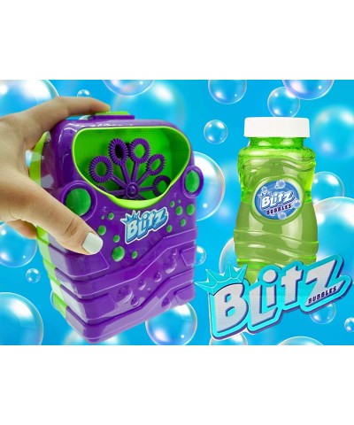 Blitz Bubble Stream Machine Blaster with Bubble Solution (Colors May Vary) for Kids Floats High Last Long Bubble Blower Machi...