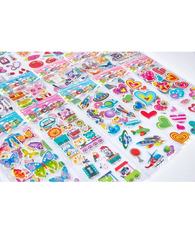 3D Stickers for Kids & Toddlers 1500+ Puffy Stickers for Scrapbooking Bullet Journal 66 Sheets Variety Pack Including Animals...