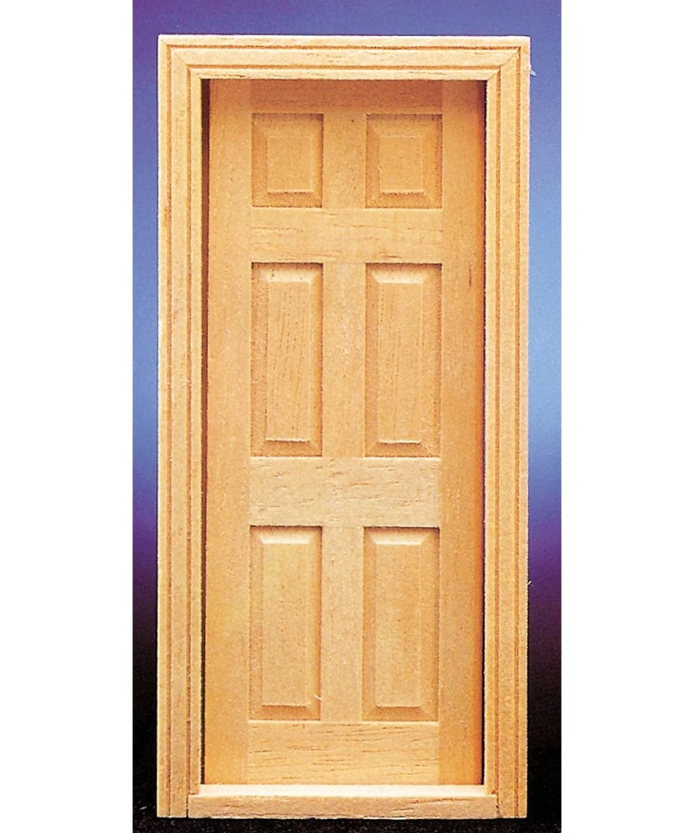 Dollhouse Miniature Half Scale Six Panel Door $21.89 Dollhouse Accessories