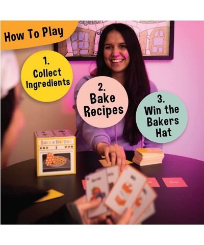 Bake It Happen: A Fun Delicious Family Card Board Game for Game Night - Collect Ingredients & Bake Recipes Whilst Sabotaging ...