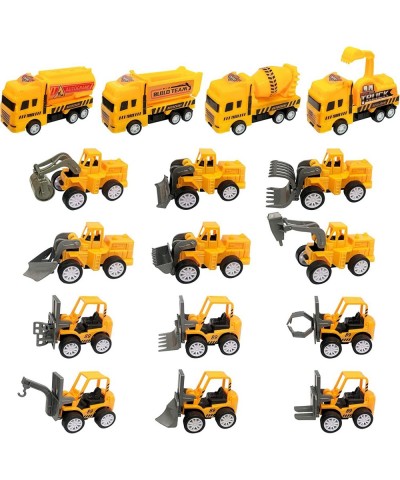 Mini Construction Vehicles Set Pull Back Engineering Car Toys Tractor Trucks for Birthday Party Favors Game Gift Classroom Re...