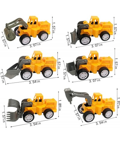 Mini Construction Vehicles Set Pull Back Engineering Car Toys Tractor Trucks for Birthday Party Favors Game Gift Classroom Re...