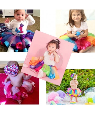 LayeredTulle Rainbow Tutu Skirt for Newborn Baby Girls 1st Birthday Photography Outfit Sets. $24.69 Kids' Costumes