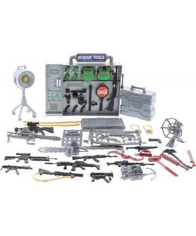 Soldier Special Forces Toys Playset - Pretend Play Armed Forces Battle Action Figures and Vehicle Playset Includes 5 Poseable...