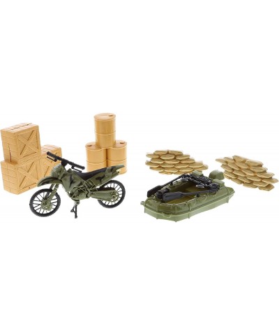 Soldier Special Forces Toys Playset - Pretend Play Armed Forces Battle Action Figures and Vehicle Playset Includes 5 Poseable...