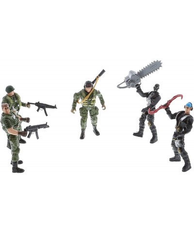 Soldier Special Forces Toys Playset - Pretend Play Armed Forces Battle Action Figures and Vehicle Playset Includes 5 Poseable...