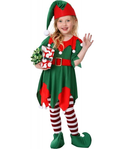 Santa's Helper Elf Costume for Toddler Girls $43.69 Kids' Costumes