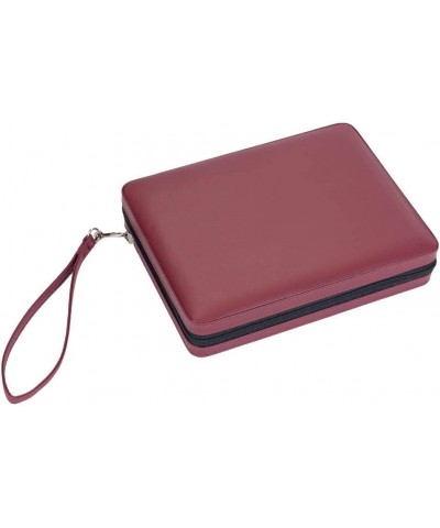 Magnetic Backgammon Set with Burgundy Leatherette Case and Carrying Strap - Travel Size $72.28 Travel Games