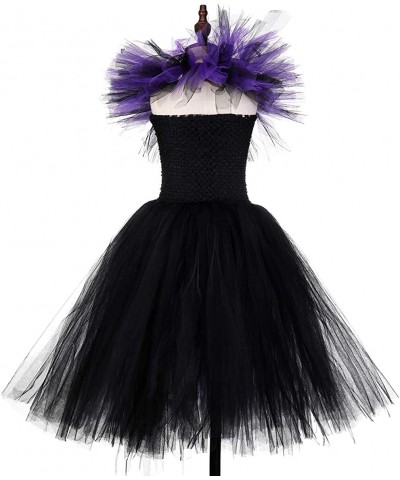 Halloween Vampire Witch Costume for Girls 1-12Y with Horns Headband $64.88 Kids' Costumes