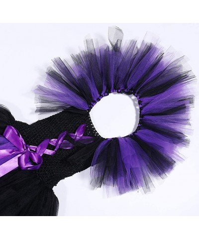 Halloween Vampire Witch Costume for Girls 1-12Y with Horns Headband $64.88 Kids' Costumes