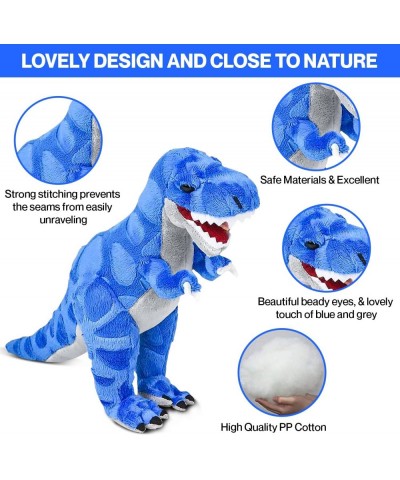 Stuffed T-Rex Dinosaur Plush 16 Inch Blue Dinosaur Stuffed Animals for Boys or Girls (T-Rex) $27.30 Stuffed Animals & Teddy B...