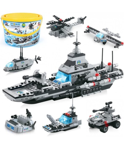 Warship Building Blocks Toy Exercise N Play Ocean Defense Guard Battleship Construction Toy for Kids Best Learning & Roleplay...