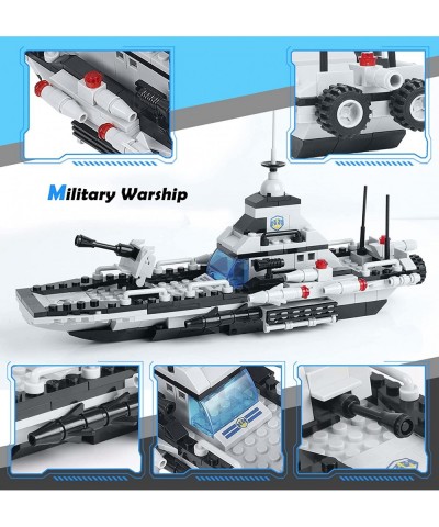 Warship Building Blocks Toy Exercise N Play Ocean Defense Guard Battleship Construction Toy for Kids Best Learning & Roleplay...