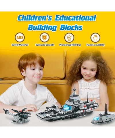 Warship Building Blocks Toy Exercise N Play Ocean Defense Guard Battleship Construction Toy for Kids Best Learning & Roleplay...