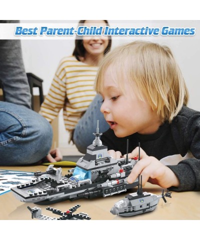 Warship Building Blocks Toy Exercise N Play Ocean Defense Guard Battleship Construction Toy for Kids Best Learning & Roleplay...